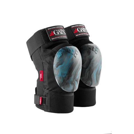 GAIN Protection THE SHIELD PRO Knee Pads - Teal/Black Swirl £79.95